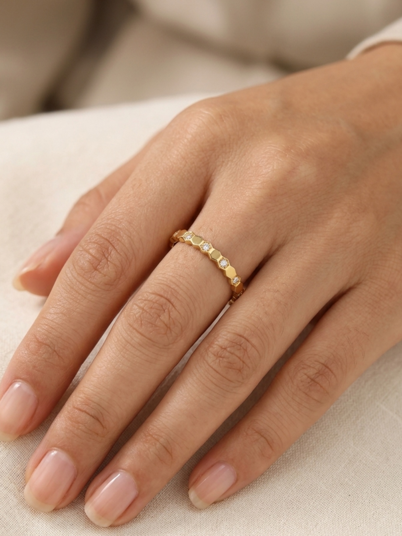Travel Accessories As Gifts - Anillo de acero inoxidable chapado en