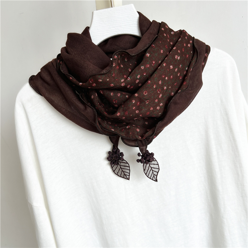 Travel Accessories Aesthetic - Moda 2025 otoño nueva bufanda pequeña