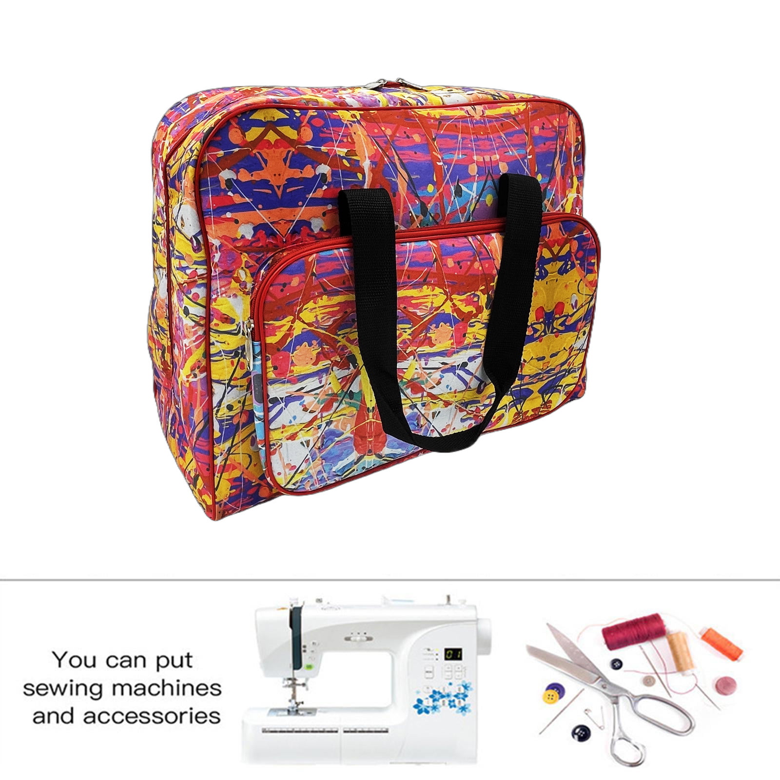 Travel Accessories Organizer Bag - Estuche de transporte para máquina de