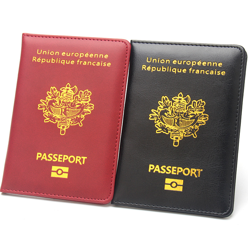 Travel Accessories India - Porta pasaporte de cuero de alta