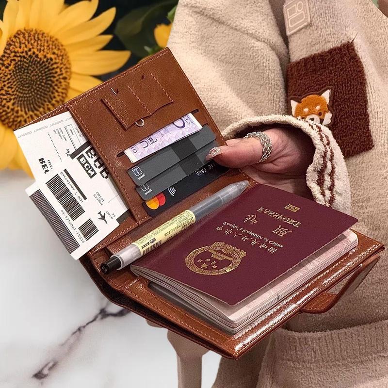 Travel Accessories India - Cartera de Viaje para Pasaporte, Tarjetero