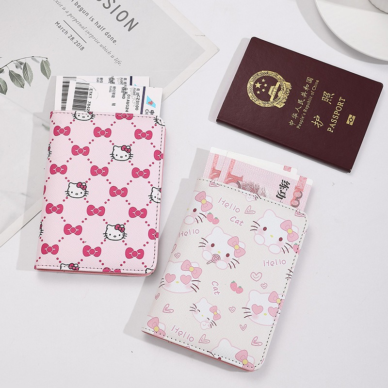 Travel Accessories India - Hello Kitty Funda para pasaporte para