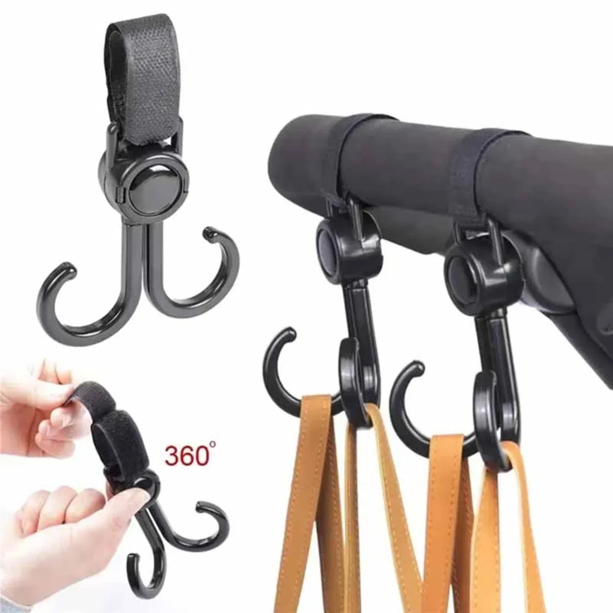 Ganchos dobles giratorios para - Travel Accessories Baby reseña y precio