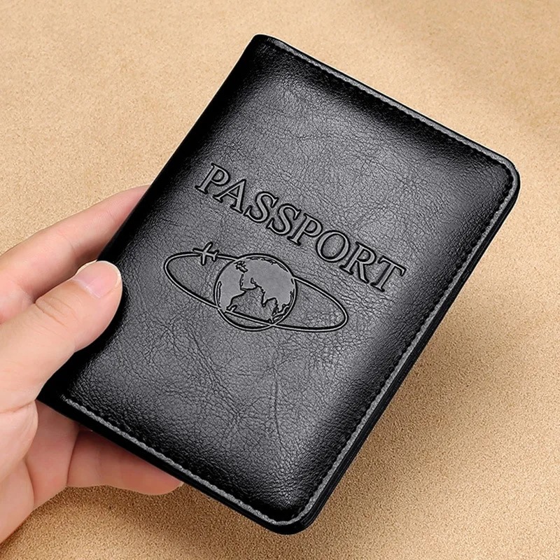 Funda de pasaporte de cuero ge - Travel Accessories Wallet reseña y precio