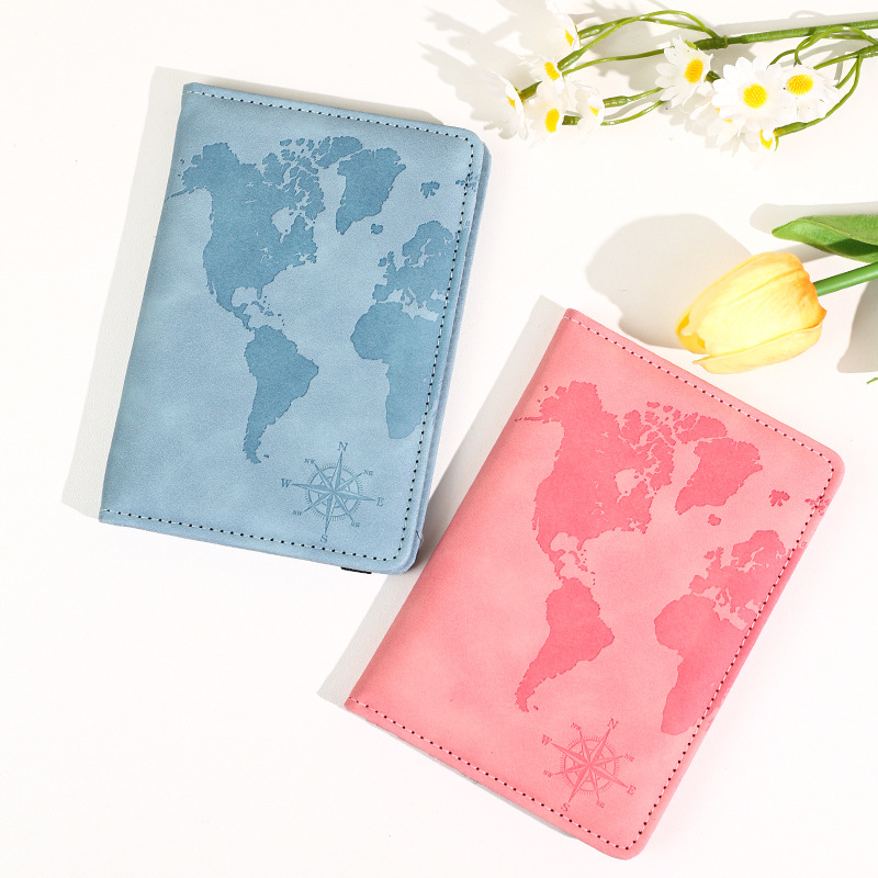 Porta pasaporte con mapa nuevo - Travel Accessories India reseña y precio