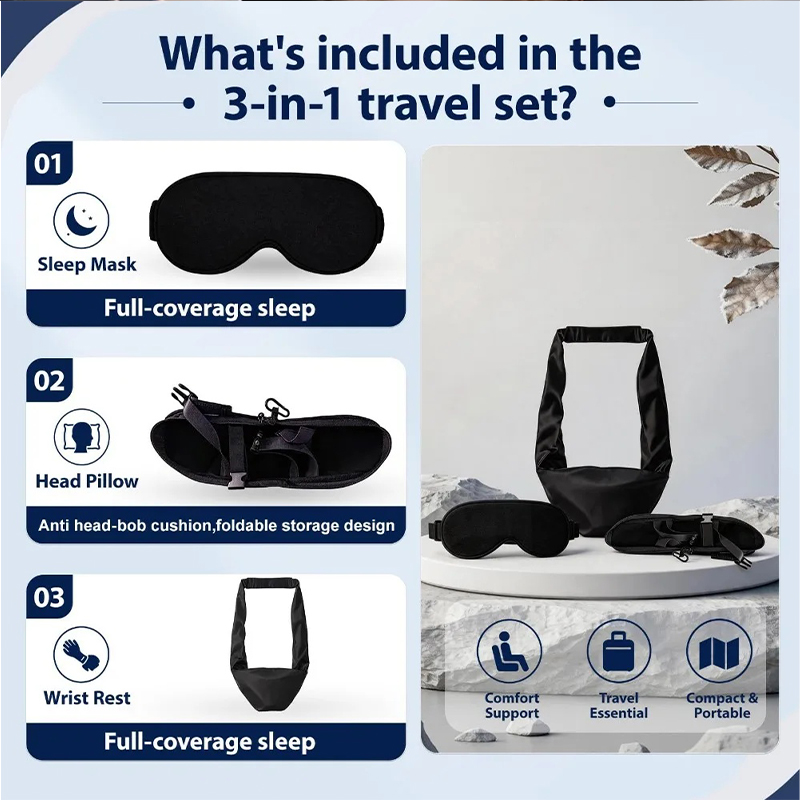 Set de apoyo para dormir en el - Travel Accessories Long Flight reseña y precio