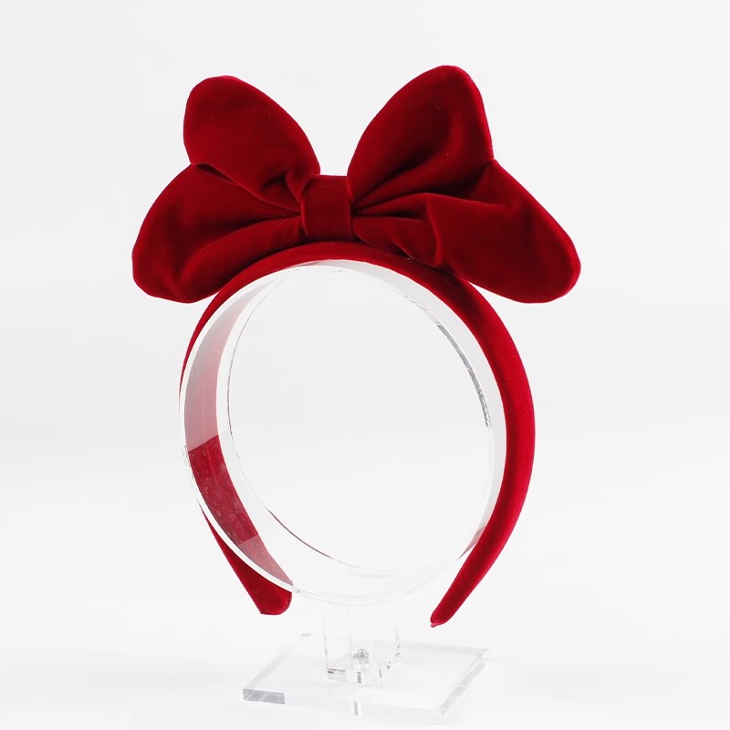 Diadema roja con lazo para muj - Travel Accessories As Gifts reseña y precio