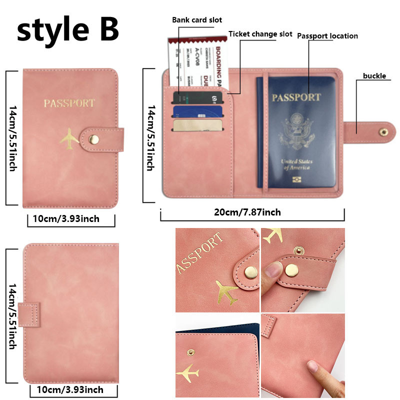 Funda de cuero para pasaporte, - Travel Accessories Wallet reseña y precio