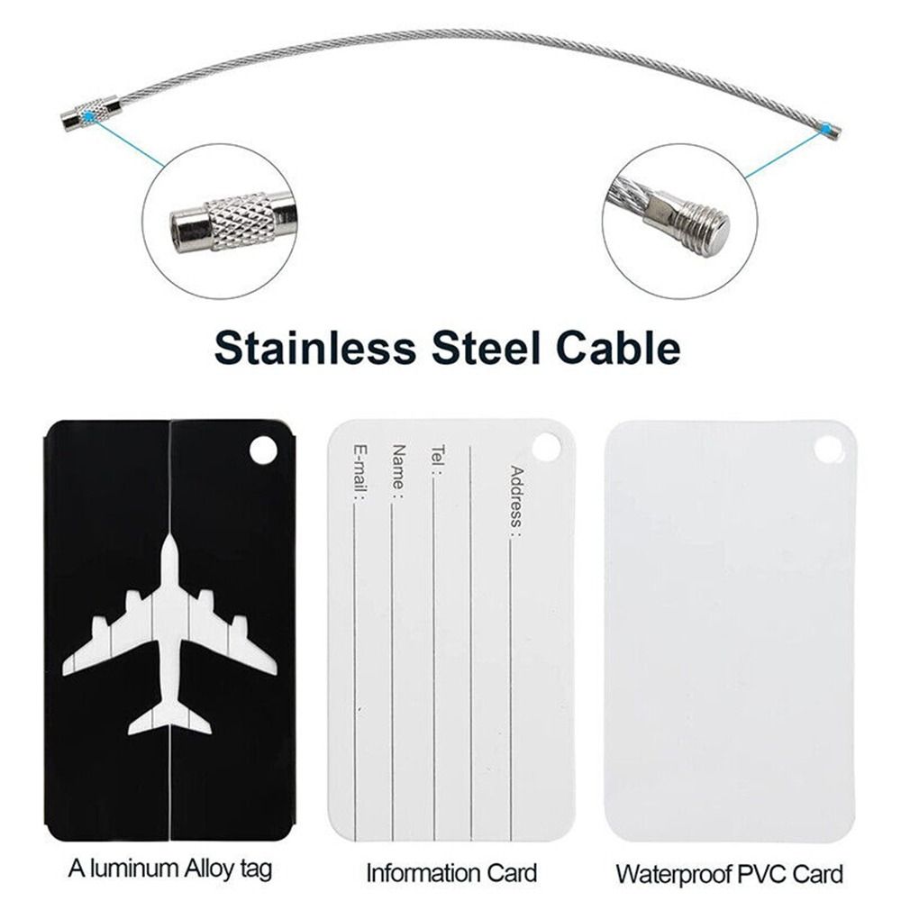 Etiquetas de equipaje de viaje - Travel Accessories India reseña y precio